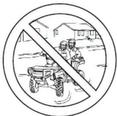 POLARIS Sportsman 570 SP (2017) - Avertissements de sécurité Conduite sur des surfaces pavées - 1