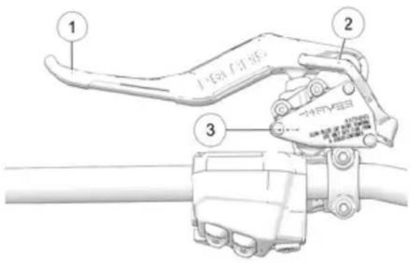 POLARIS 800 Titan Adventure (2021) - DISPOSITIF DE VERROUILLAGE DU LEVIER DE FREIN DE STATIONNEMENT - 1