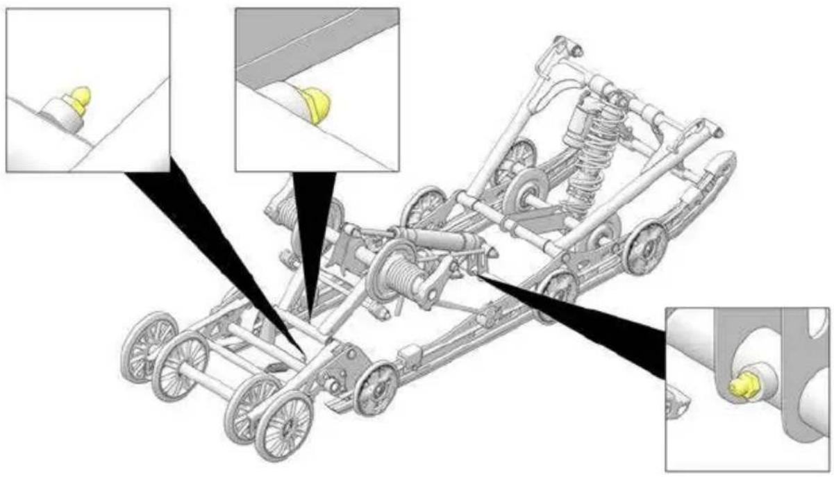 POLARIS 800 Titan Adventure (2021) - SUSPENSION ARRIÈRE - 1