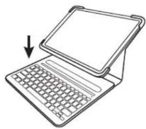 LOGITECH Slim Folio Pro - A luz não está pescando? - 1