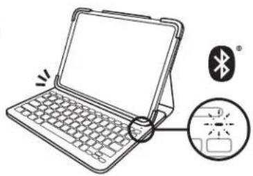 LOGITECH Slim Folio Pro - A luz não está pescando? - 2