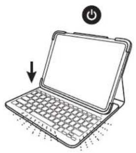 LOGITECH Slim Folio Pro - LIGANDO O TECLADO - 1