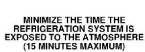 Manitowoc RF0266A - Warning - 1