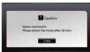 CaterChef 450100 - Motor überbelastet E1 - 1