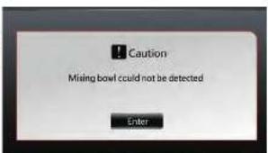 CaterChef 450100 - The mixing bowl could not be detected - 1