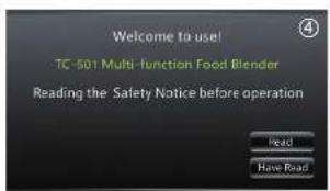 CaterChef 450100 - Veiligheidsmelding lezen - 2