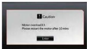 CaterChef 450100 - Motor uberbelastet E3 - 1