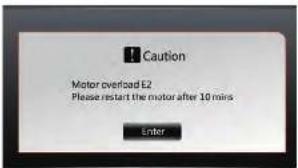 CaterChef 450100 - Motor overload E2 - 1