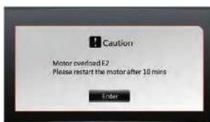 CaterChef 450100 - Motor uberbelastet E2 - 1