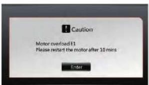 CaterChef 450100 - Motor overload E1 - 1