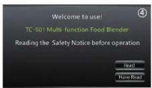 CaterChef 450100 - Reading safety notice - 1