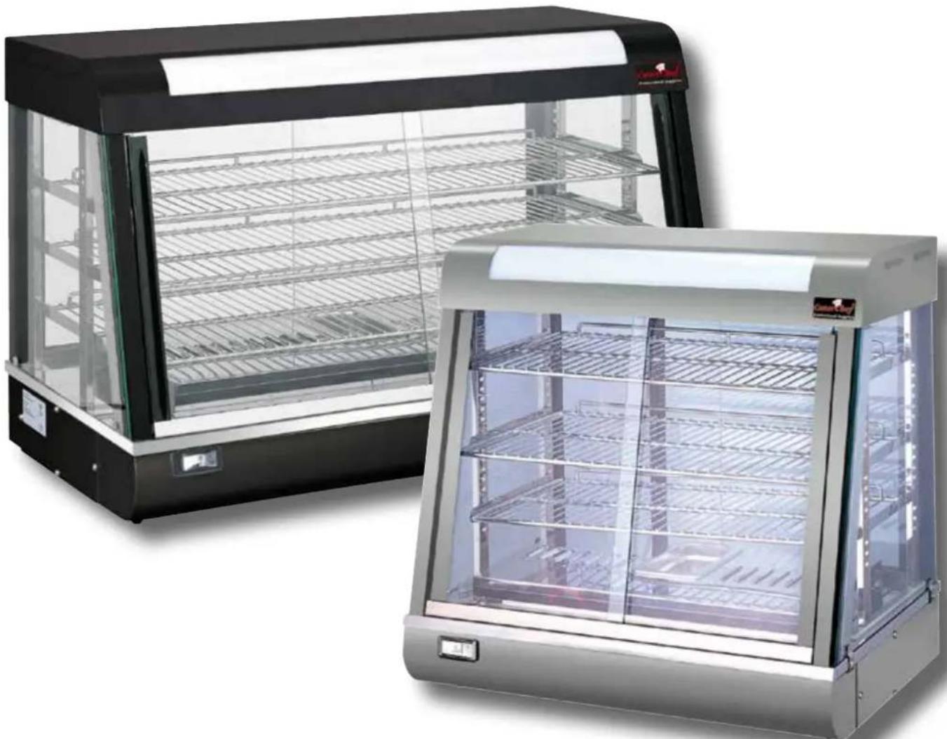 CaterChef 680071 - WARMHOUDVITRINE FOOD DISPLAY HOT UNIT VITRINE CHAUFFANTES - 1