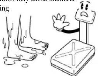 CAS 859435 - Precautions when installing the scale. To ensure that you get the most from your scale, please follow these instruction. - 9