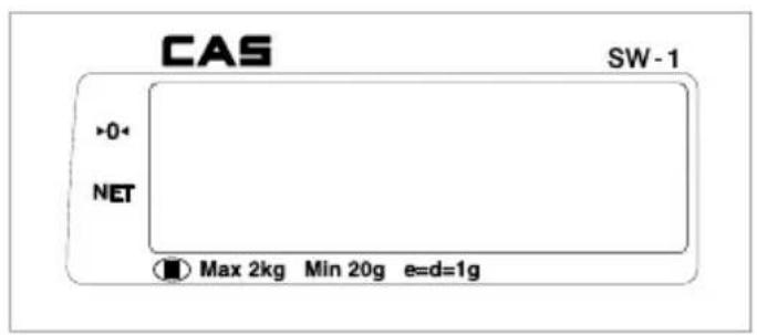 CAS SW-1 +0+ NET Max 2kg Min 20g e=d=1g