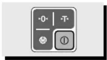 Digital calculator interface with display, function buttons, and control knob