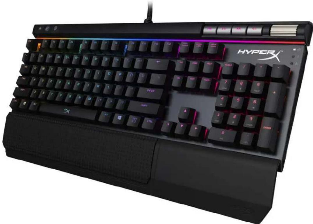 KINGSTON Hyperx Alloy Elite - HyperX Alloy Elite RGB Mekanik Oyun Klavyesi - 1