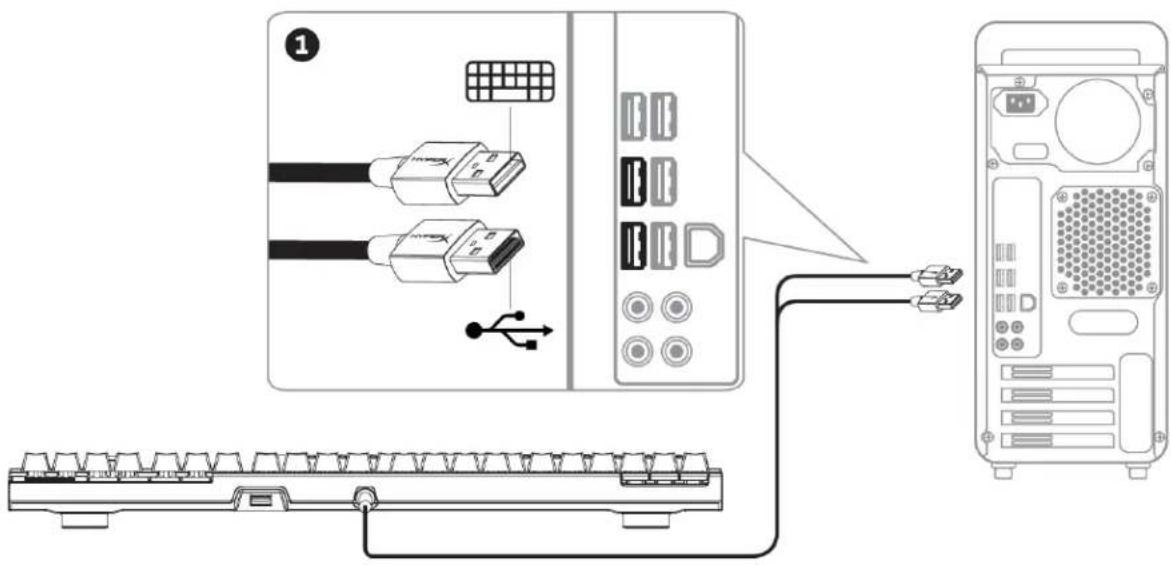 KINGSTON Hyperx Alloy Elite - HyperX NGenuity Yazilimi: - 2