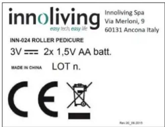 Innoliving INN024 - ETIQUETA DE CLASIFICACION - 1