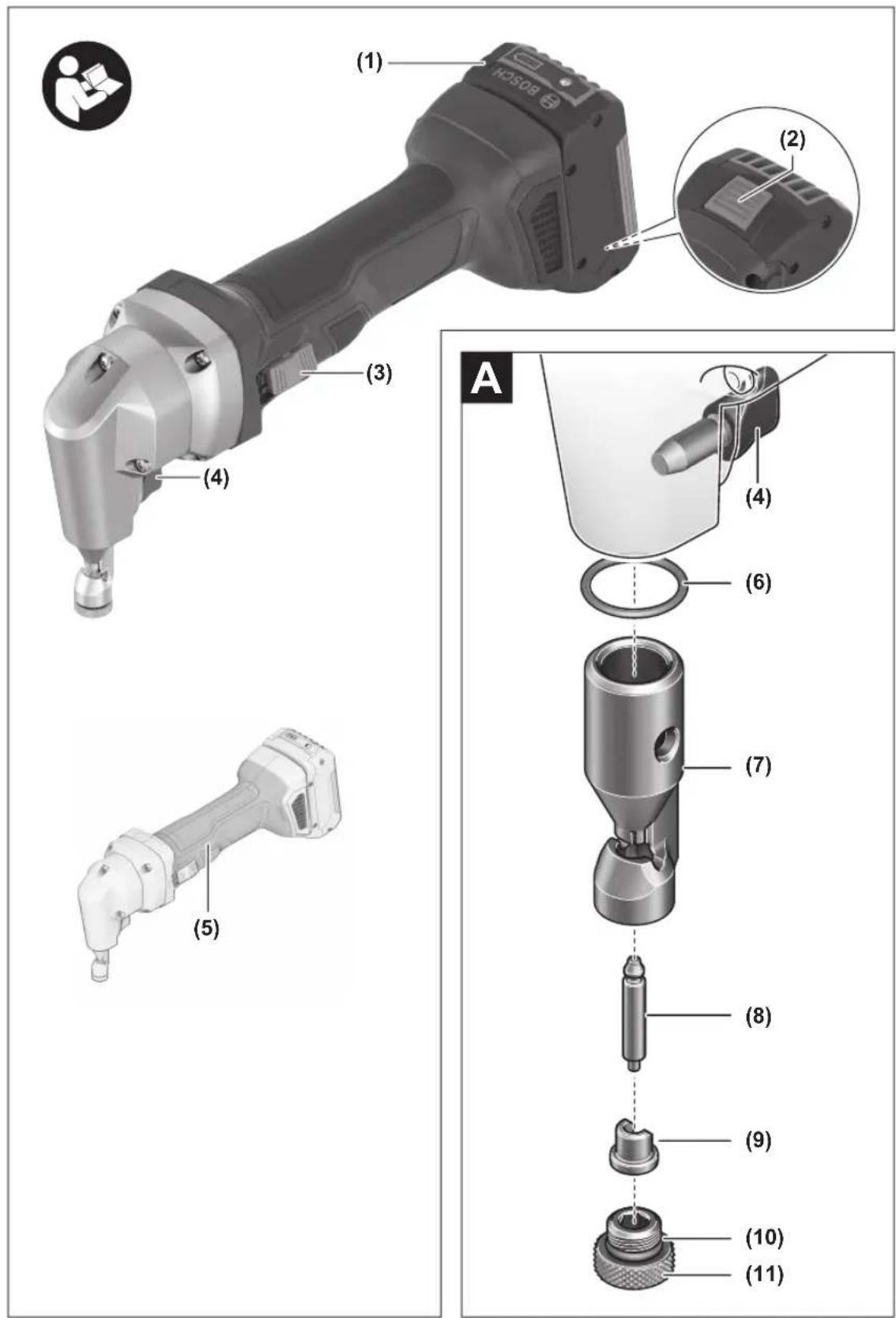 BOSCH GNA 18V16 E Professional - 1