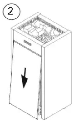 HARVIA Virta HL6 HL6U1 - Replacement des éléments de résistance. - 2