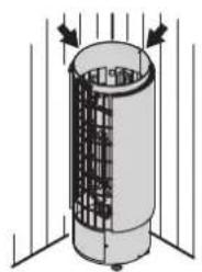 HARVIA Cilindro PC110E HPCS11U1H - Avertissements - 1