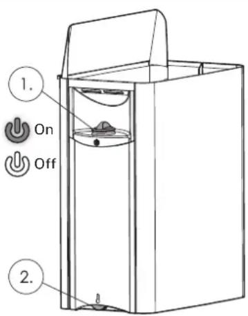 HARVIA The Wall SW80 HSW8U1B - Réglage de la température - 1