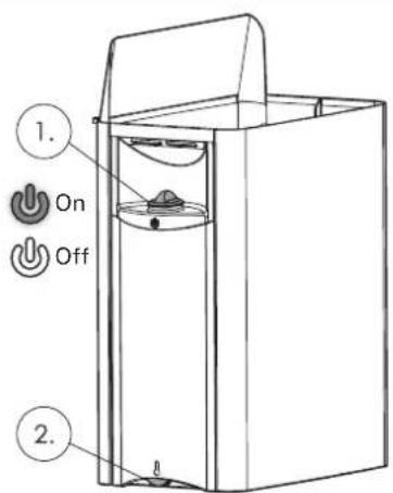 HARVIA The Wall SW80 HSWS8U1B - Throwing Water on Heated Stones - 1