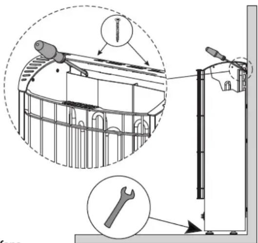 HARVIA Figaro FG70E HFGE700400M - Standort und Sicherheitsabstände - 3