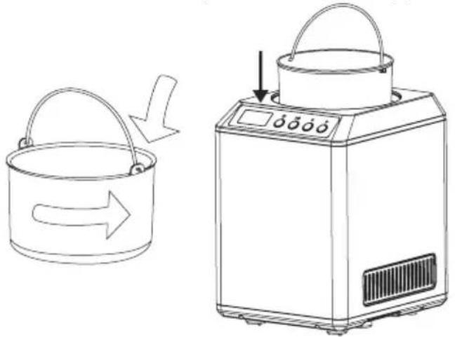 Hendi 274231 - Voorbereiding voor de ingrediënten voor het maken van ijs - 1