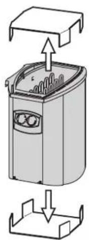 HARVIA Vega BX80E HBXE800400 - Zapojení vodiců - 1