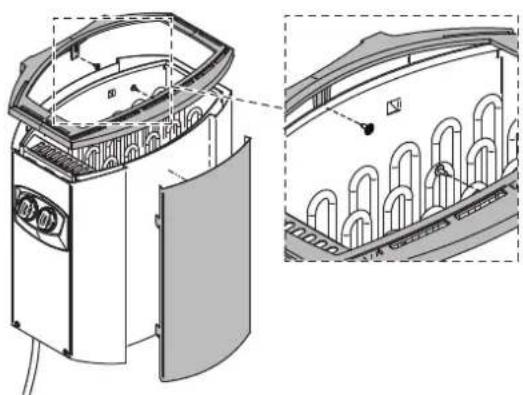HARVIA Vega BX80E HBXE800400 - Zapojení vodiců - 6