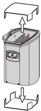 HARVIA Vega BX80E HBXE800400 - Befestigung des Saunaofens an der Wand Siehe Abbildung 7. - 1