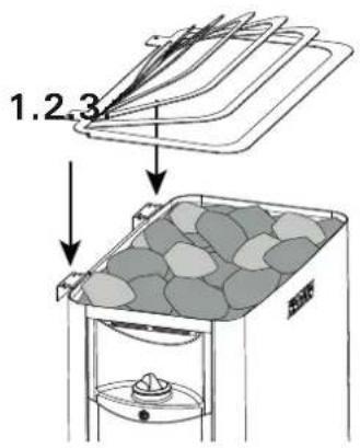 HARVIA The Wall SW60 HSW6U3B - Attention aux surfaces chaudes! - 13