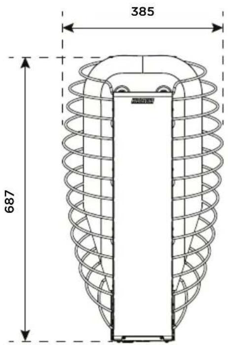 HARVIA Spirit SP90E HSPE904M - GARANTIE. 90 - 1