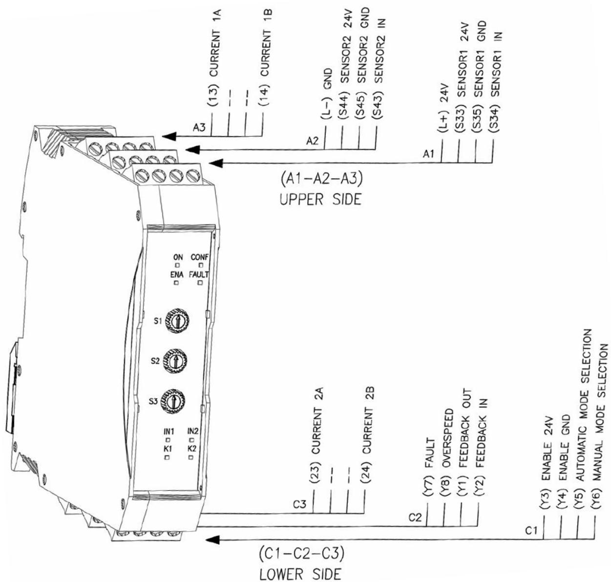 IFM DD111S - 端子 - 2