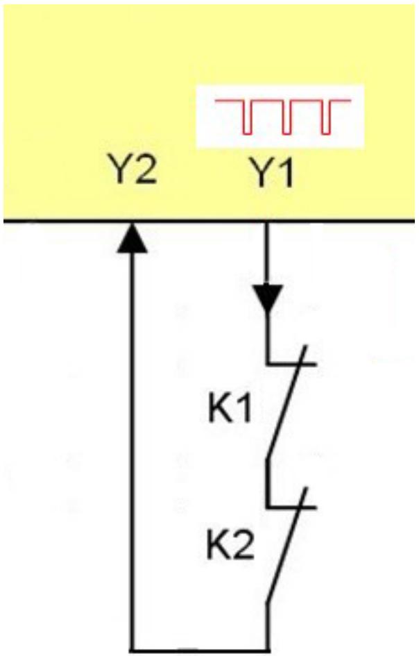 IFM DD111S - Rückführkreis für externe Geräteüberwachung (Y1-Y2) - 2