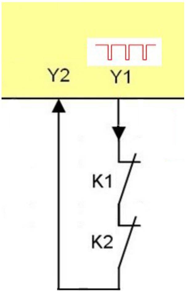 IFM DD111S - 用于外部装置监控 (Y1-Y2) 的反馈电路 - 2