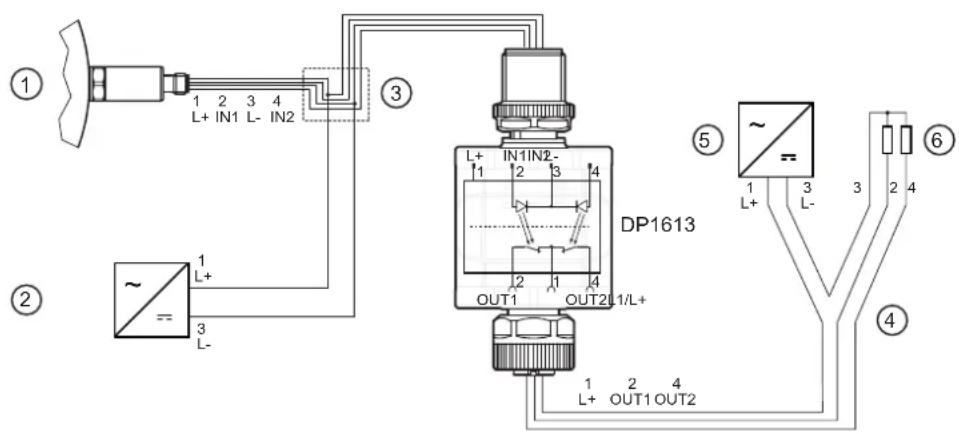 IFM DP1613 - Exemple d'application - 2