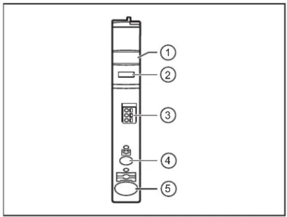 IFM DF2101 - Eléments de service et d'indication - 1