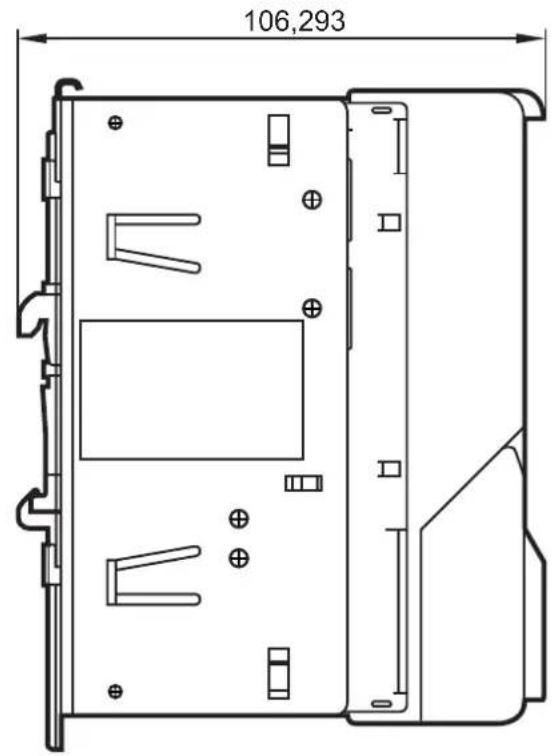 IFM AC1421 - Schéma d'encombrement - 2