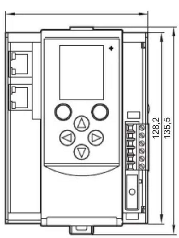 IFM AC1402 - Schéma d'encombrement - 1