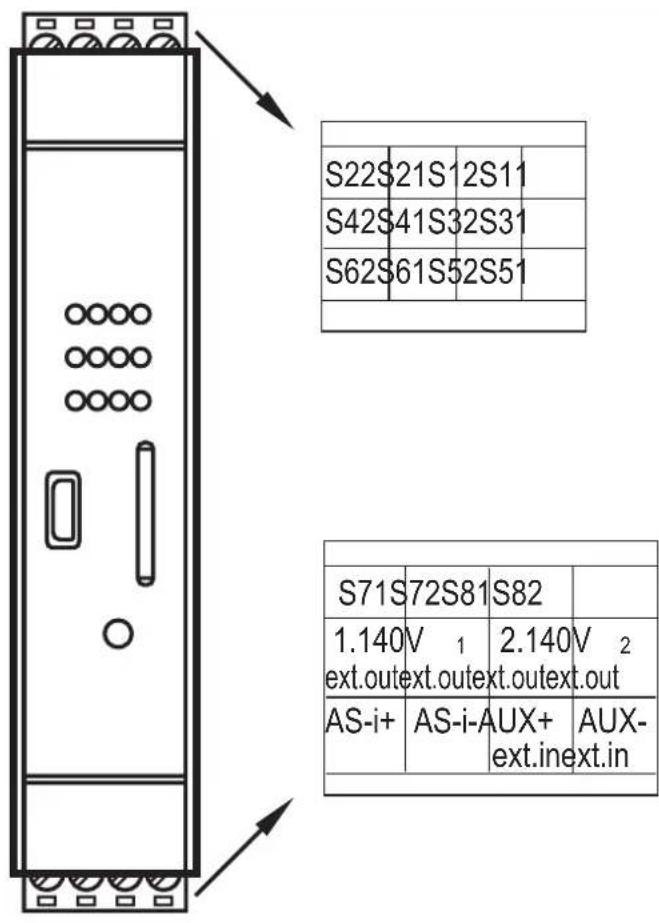 IFM AC041S - Schéma de branchement - 1