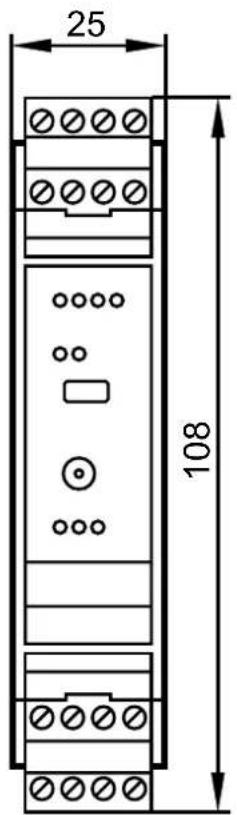 IFM AC030S - Schéma d'encombrement - 1