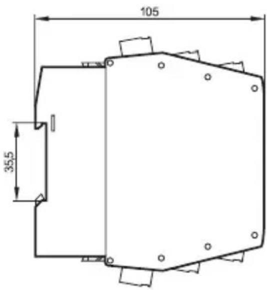 IFM AC009S - Schéma d'encombrement - 2