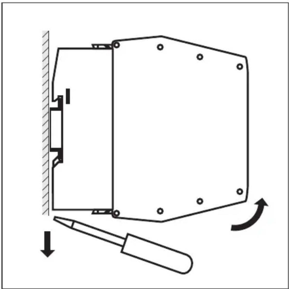 IFM AC009S - Removing the device - 1