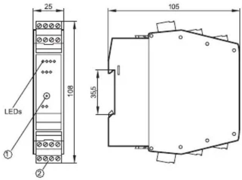 IFM AC009S - Disegno technique - 1