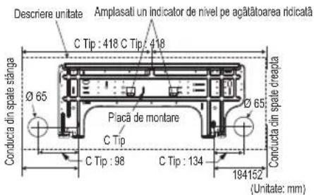 LG UL12FH - Fixarea plăcii de montare - 2