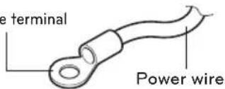 LG UL12FH - Precautions when laying power wiring - 1