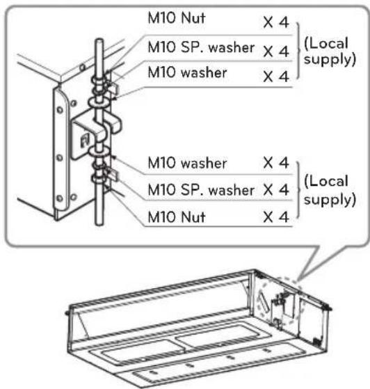 LG UL12FH - Position of suspension Bolt - 3