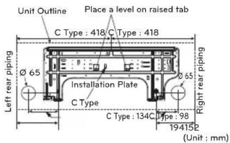 LG UL12FH - Fixing Installation Plate - 3